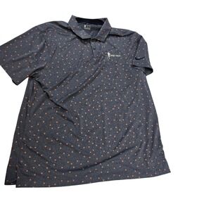 Nike Dri Fit Mens Golf Polo Shirt Payne Valley Print Standard Fit XL